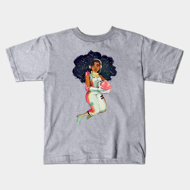 S P A C E Kids T-Shirt by GDBee